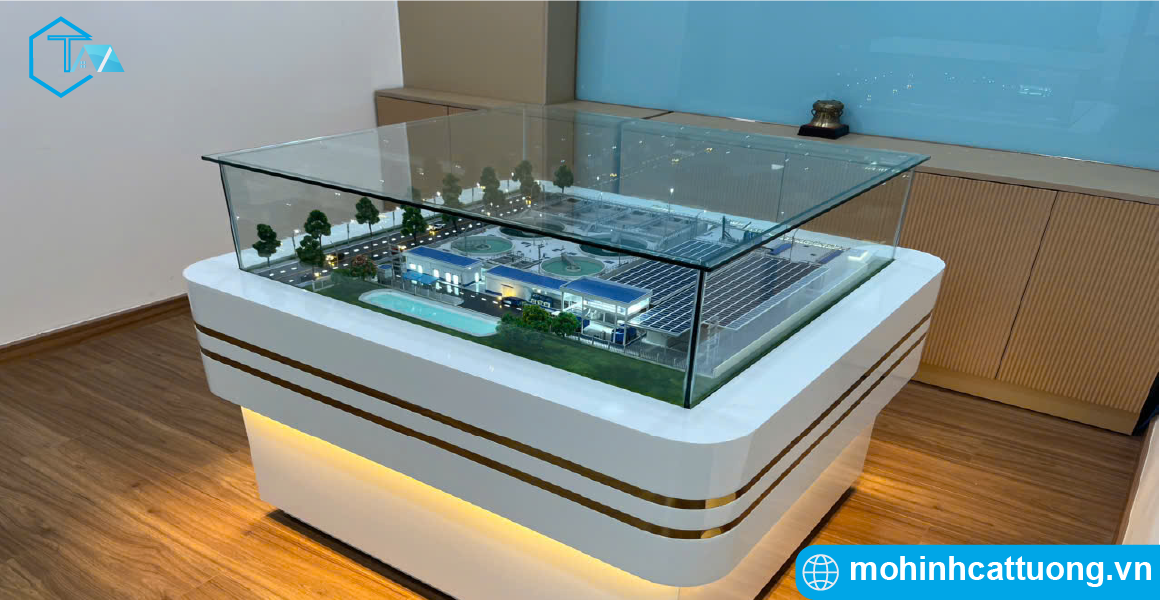 Mô hình Nhà máy Xử lý Nước thải Tập trung KCN Sóng Thần 3 – ảnh 1